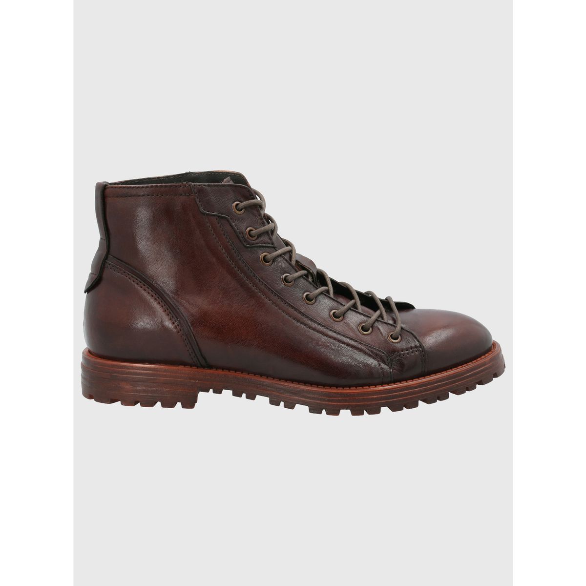 HUSH PUPPIES - Botín Cuero Hombre Corso Burdeo HUSH PUPPIES