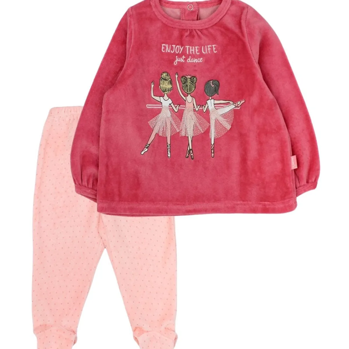 FICCUS - Pijama Bebé Niña Must Have Rosa