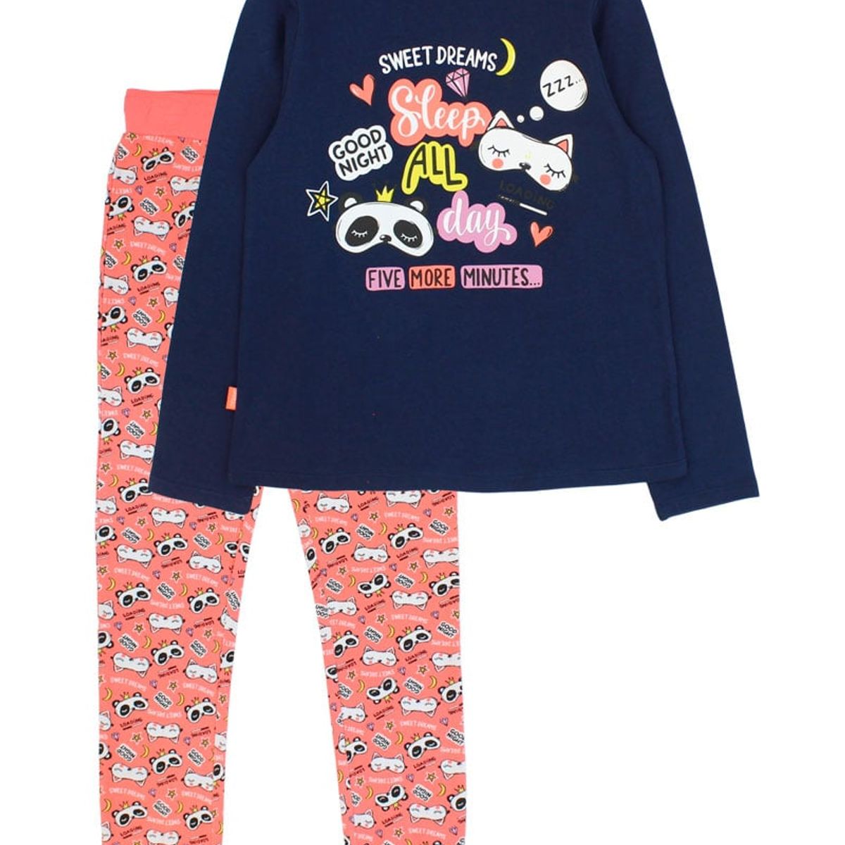 FICCUS - Pijama Junior Niña Must Have Azul