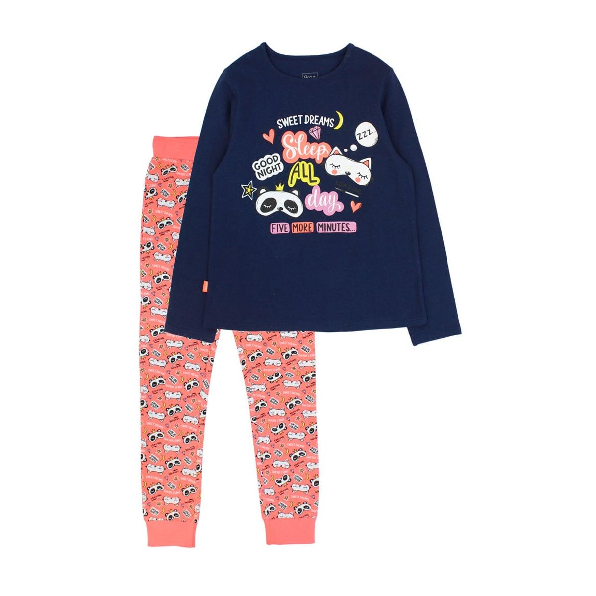 FICCUS - Pijama Junior Niña Must Have Azul