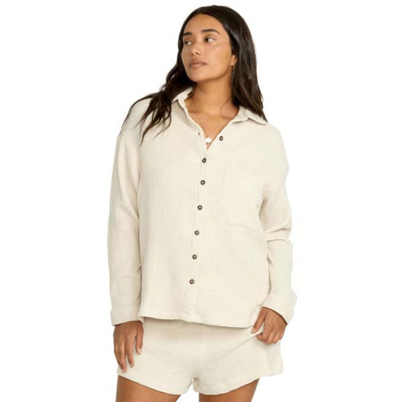 BILLABONG - Blusa Mujer So Cozy Blanca Billabong BILLABONG_.