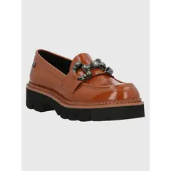 HUSH PUPPIES - Mocasín Cuero Mujer Salone Camel