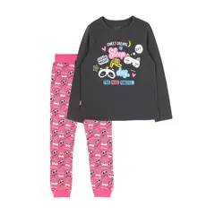 FICCUS - Pijama Junior Niña Must Have Gris