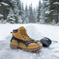 WILD TRAVEL - Crampones Antideslizantes Hielo Talla M 36-40