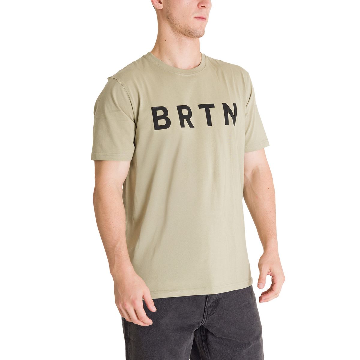 BURTON - Polera Manga Corta Hombre Brtn Gris Burton BURTON