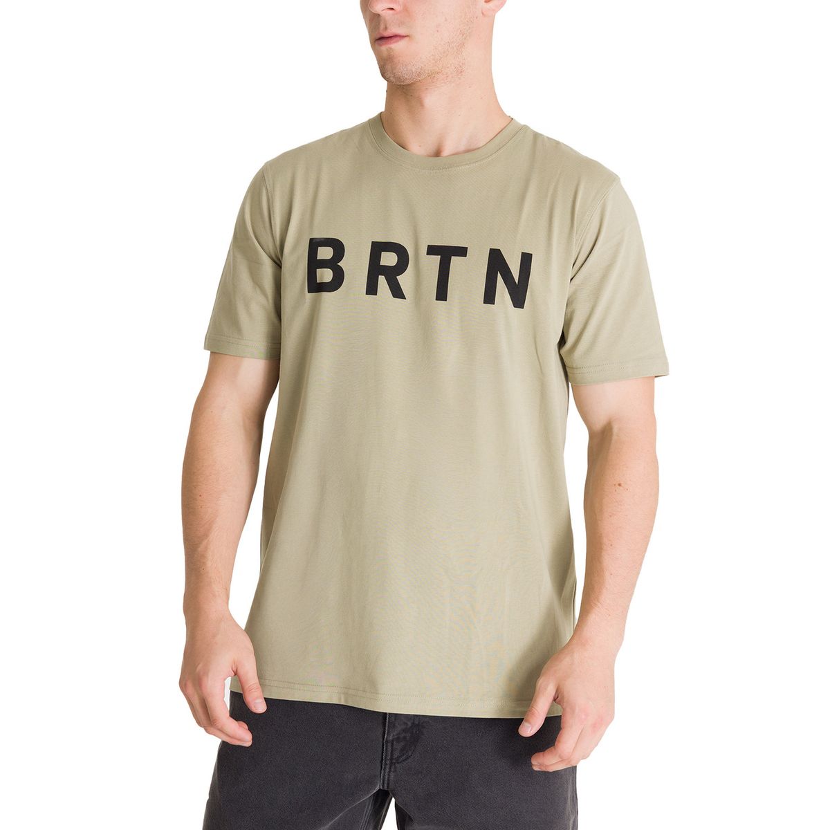 BURTON - Polera Manga Corta Hombre Brtn Gris Burton BURTON