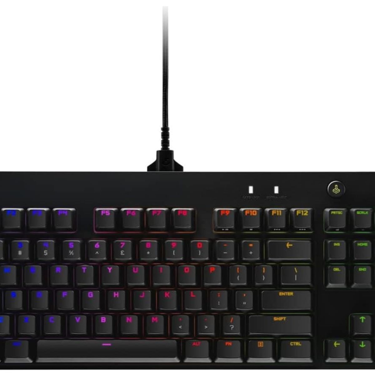 LOGITECH - Teclado Gamer - Logitech G PRO - RGB  -  TKL - GX Blue Clicky - USB
