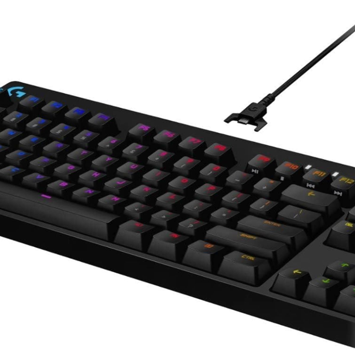 LOGITECH - Teclado Gamer - Logitech G PRO - RGB  -  TKL - GX Blue Clicky - USB