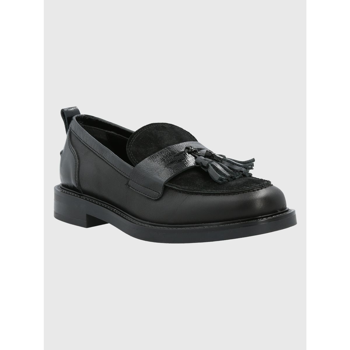 HUSH PUPPIES - Mocasín Cuero Mujer Wyatt Negro HUSH PUPPIES