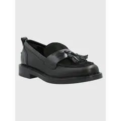 HUSH PUPPIES - Mocasín Cuero Mujer Wyatt Negro