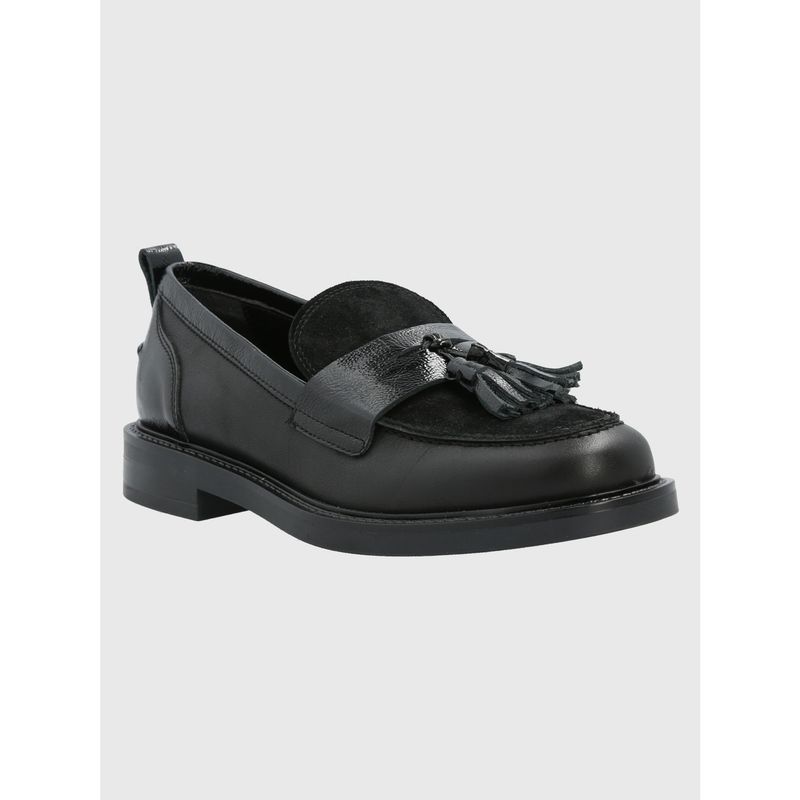 HUSH PUPPIES - Mocasín Cuero Mujer Wyatt Negro HUSH PUPPIES