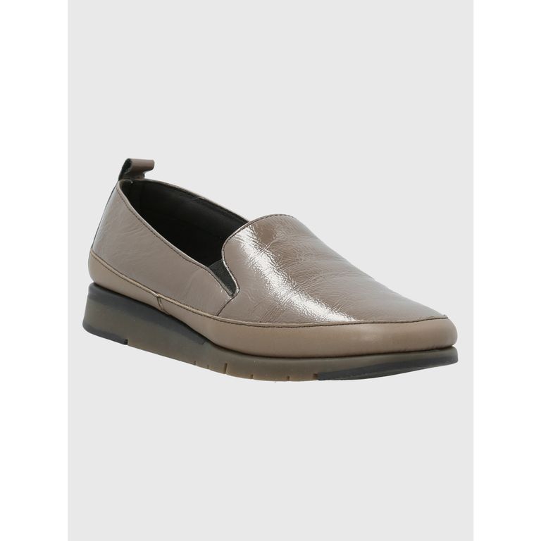Zapato Cuero Mujer Judy Taupe