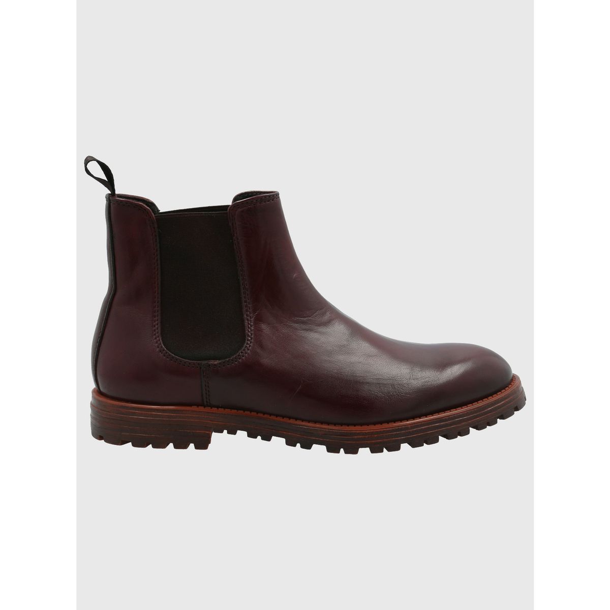 HUSH PUPPIES - Botín Cuero Hombre Montena Burdeo HUSH PUPPIES