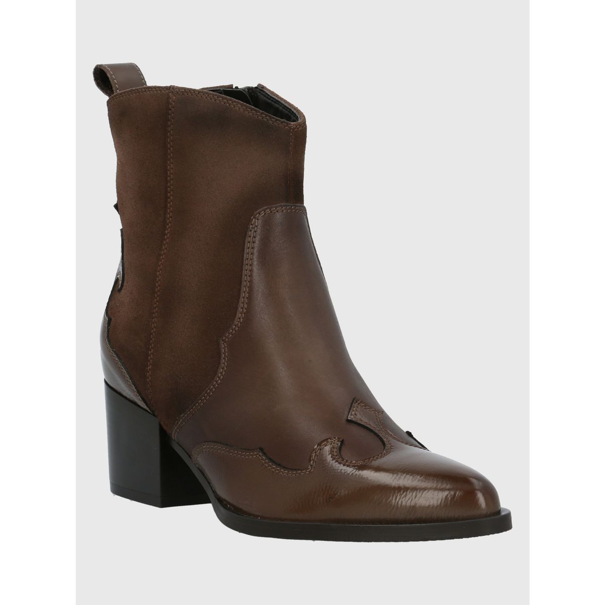 HUSH PUPPIES - Botín Cuero Mujer Cassaandra Taupe HUSH PUPPIES