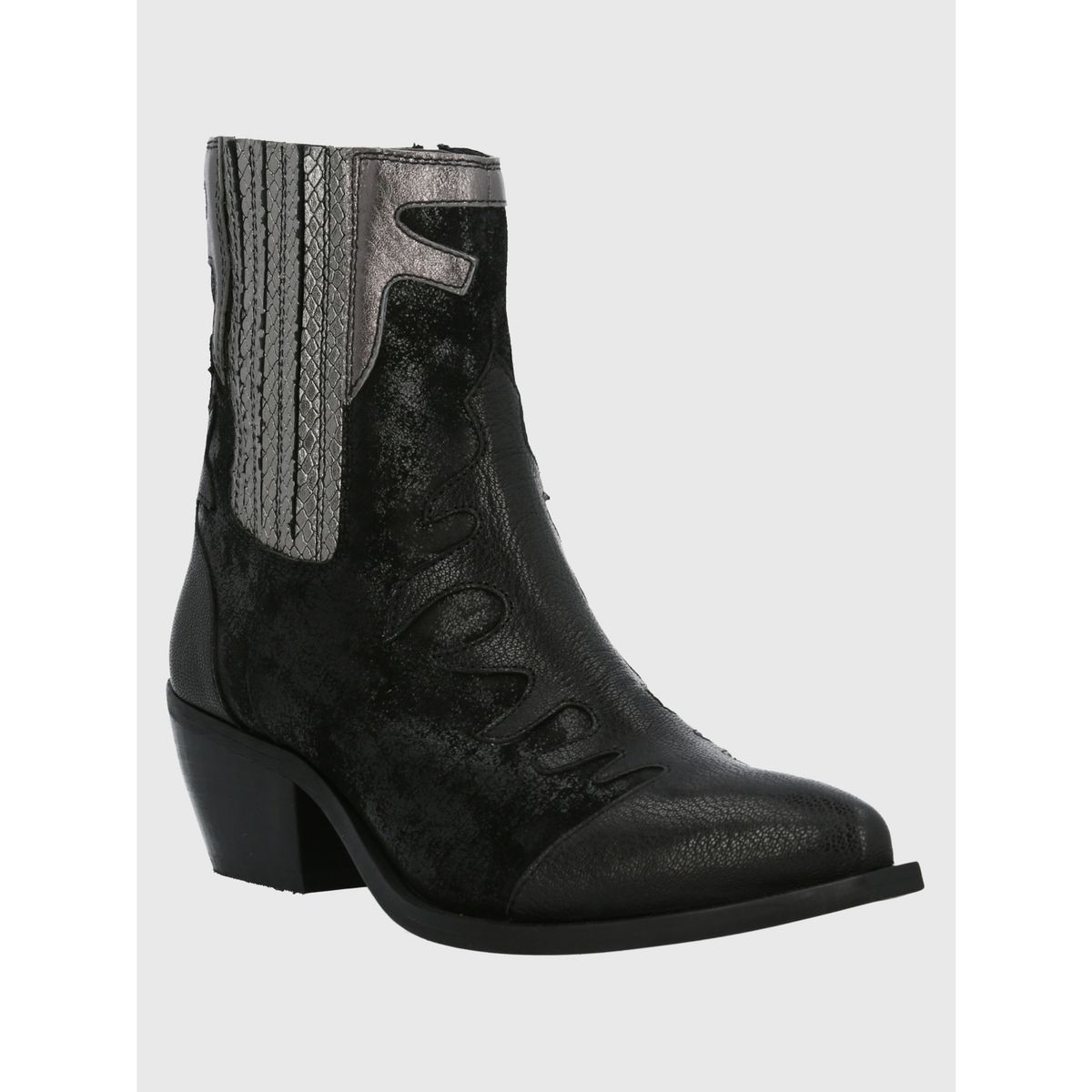 HUSH PUPPIES - Botín Cuero Mujer Runn Negro HUSH PUPPIES