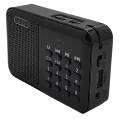GENERICO - Radio Antiguo Portátil Digital Recargable Usb+TF