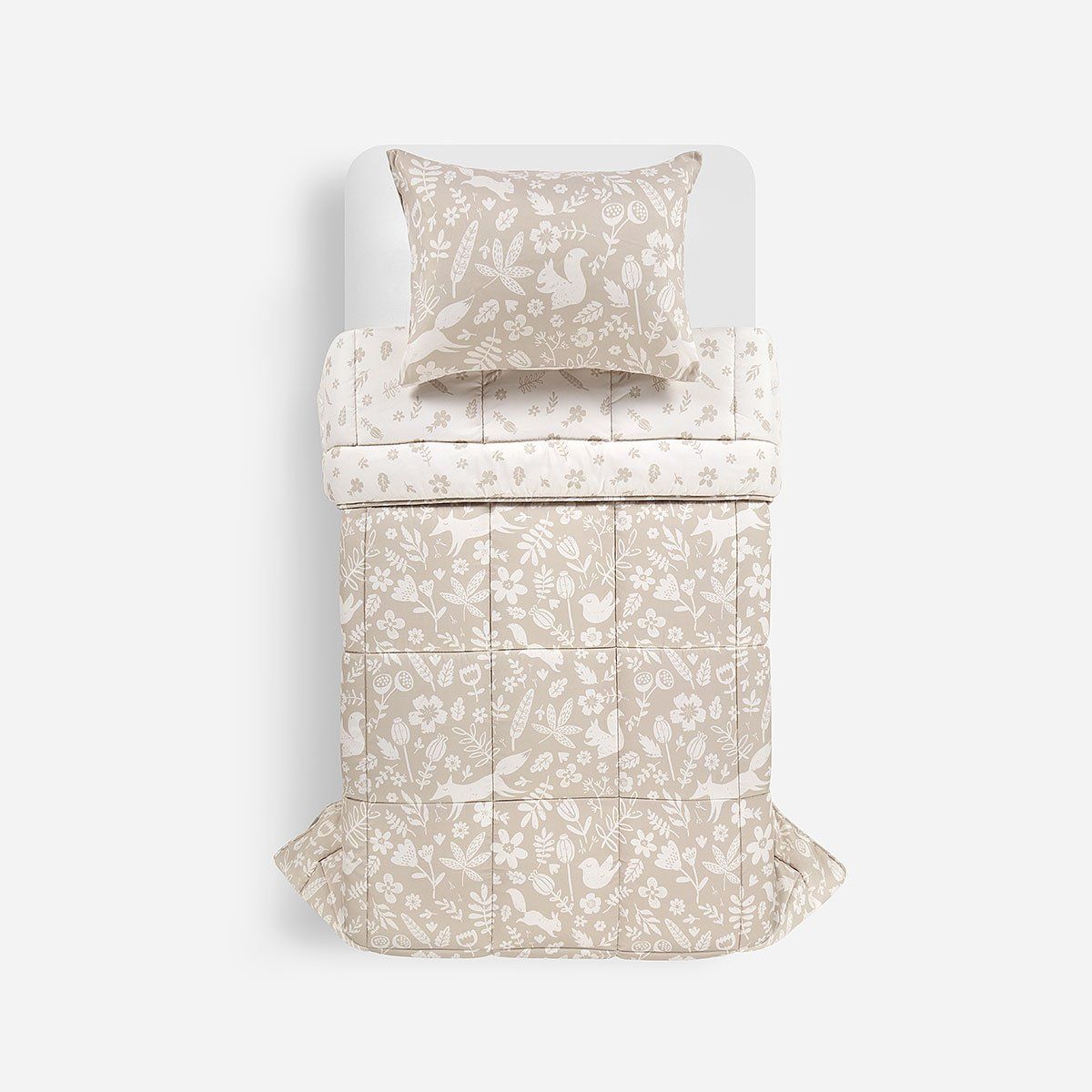 ROSEN - Plumón Microfibra Reversible Kids Garden 1 Plaza