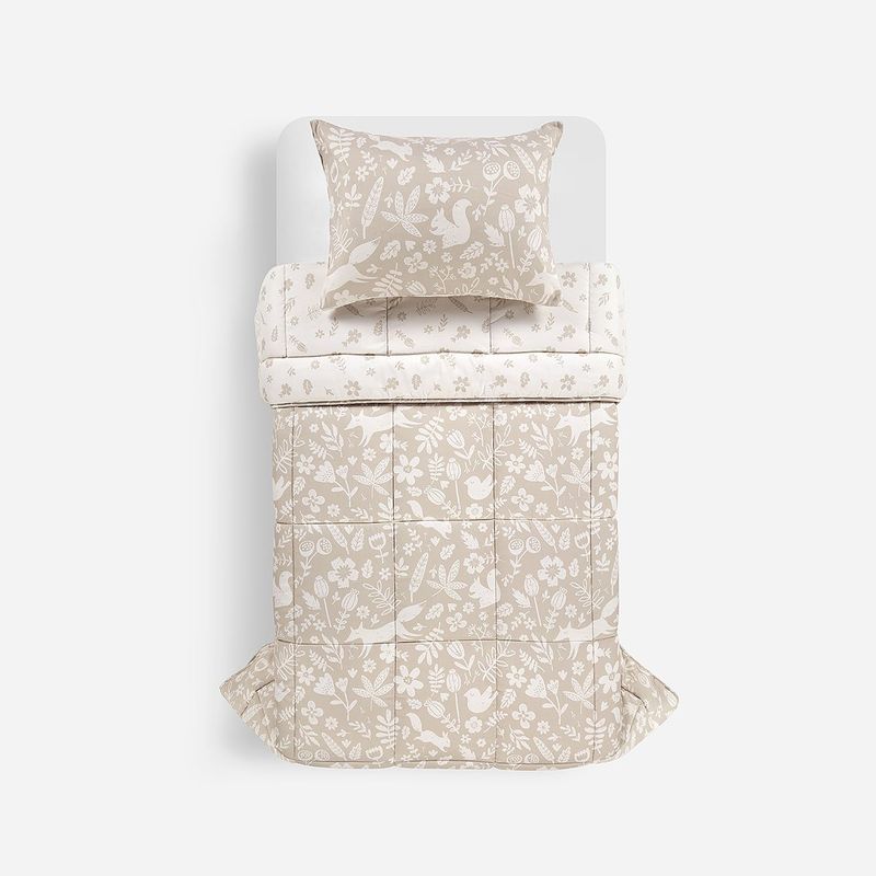 ROSEN - Plumón Microfibra Reversible Kids Garden 1,5 Plazas