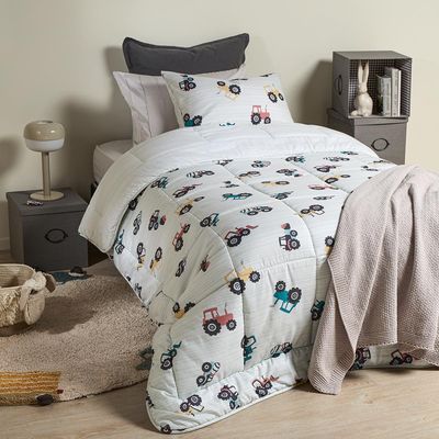 Imagen 2 del producto Plumón Microfibra Reversible Kids Constructers 1,5 Plazas