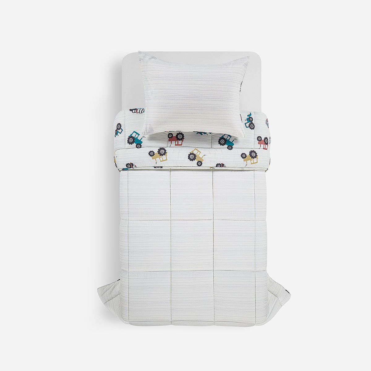 ROSEN - Plumón Microfibra Reversible Kids Constructers 1 Plaza