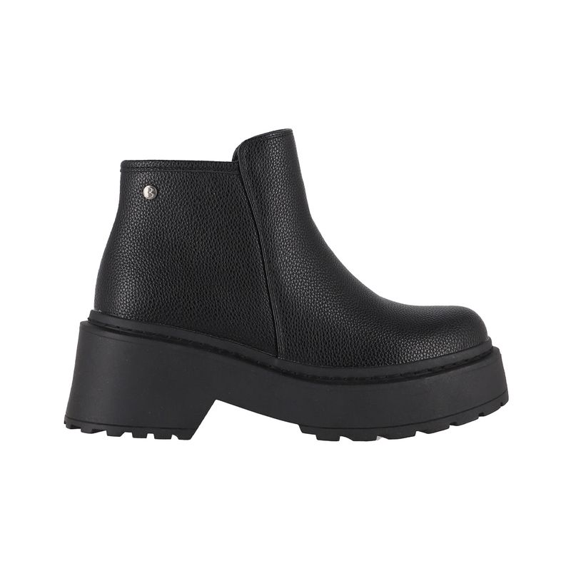 BAMERS - Botines Mujer Bamers Marsella Zipper Negro