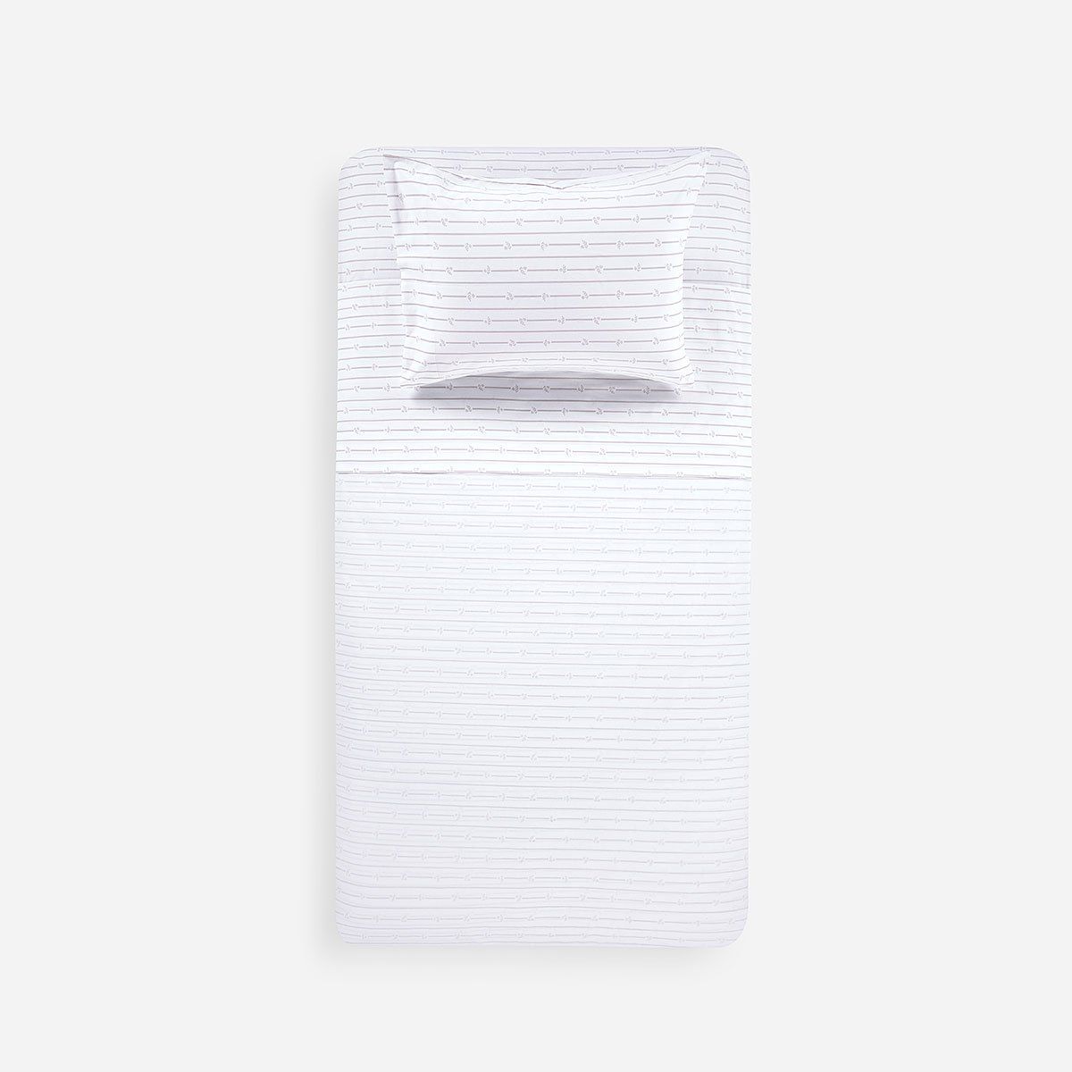 ROSEN - Sábana Infantil 144 Hilos Polycotton Garden 1,5 Plazas