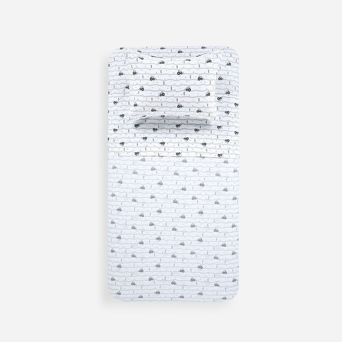 ROSEN - Sábana Infantil 144 Hilos Polycotton Constructers 1,5 Plazas