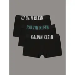 CALVIN KLEIN - Pack 3 Bóxers Trunk Intense Power Negro