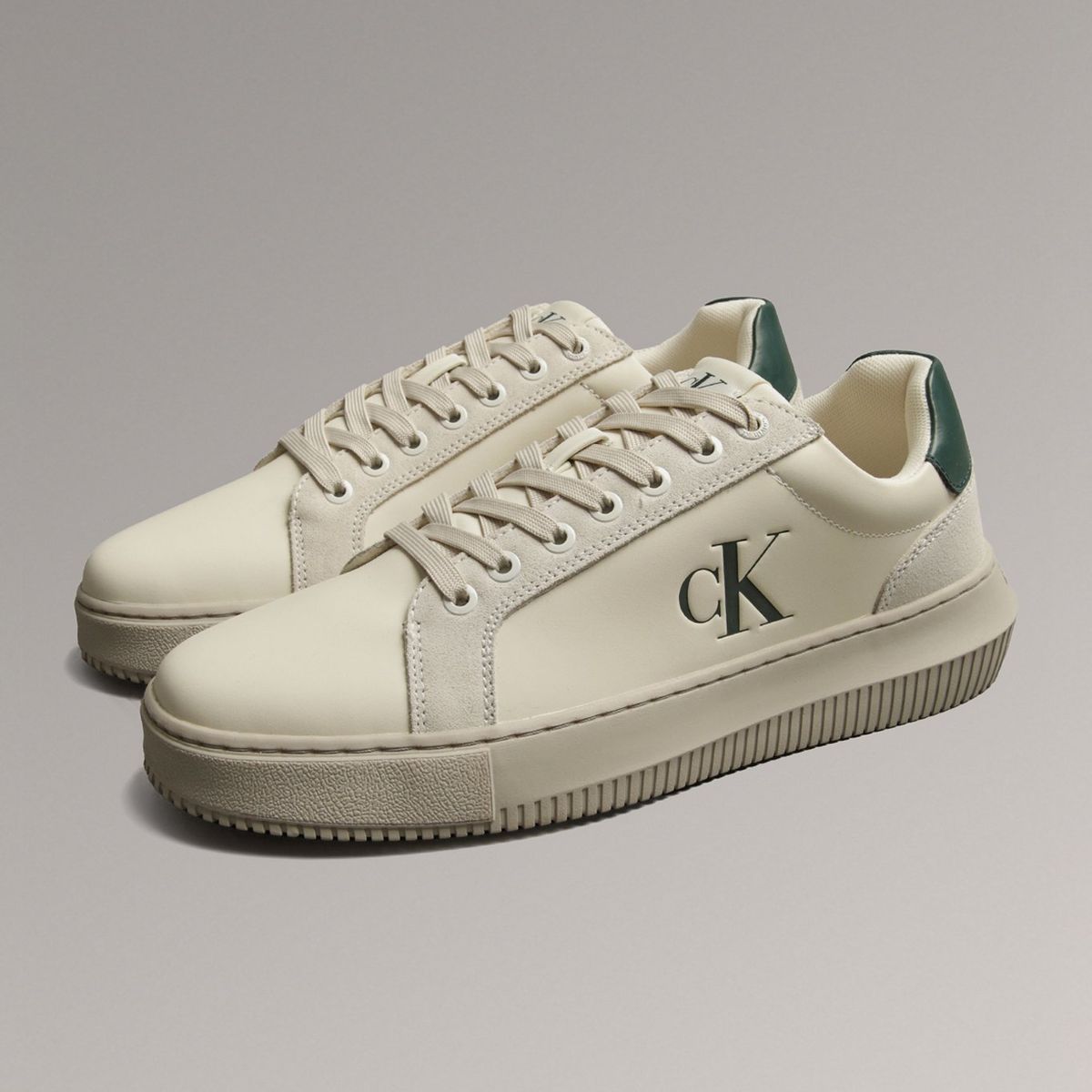 CALVIN KLEIN - Zapatillas Chunky Cupsole Authentic Beige Calvin Klein