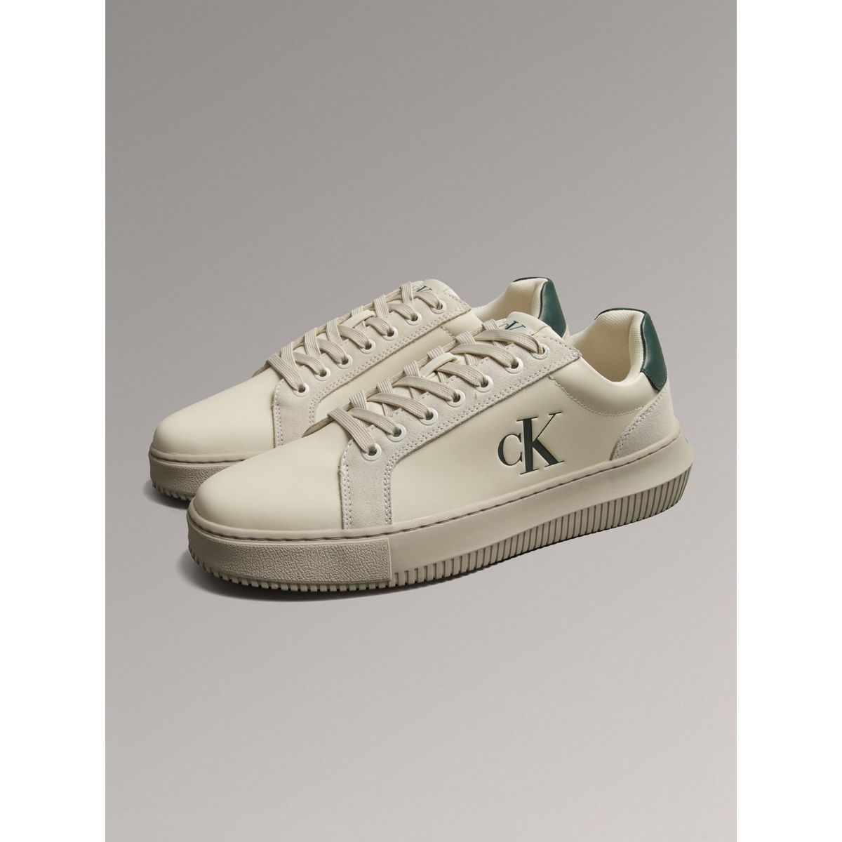 CALVIN KLEIN - Zapatillas Chunky Cupsole Authentic Beige Calvin Klein