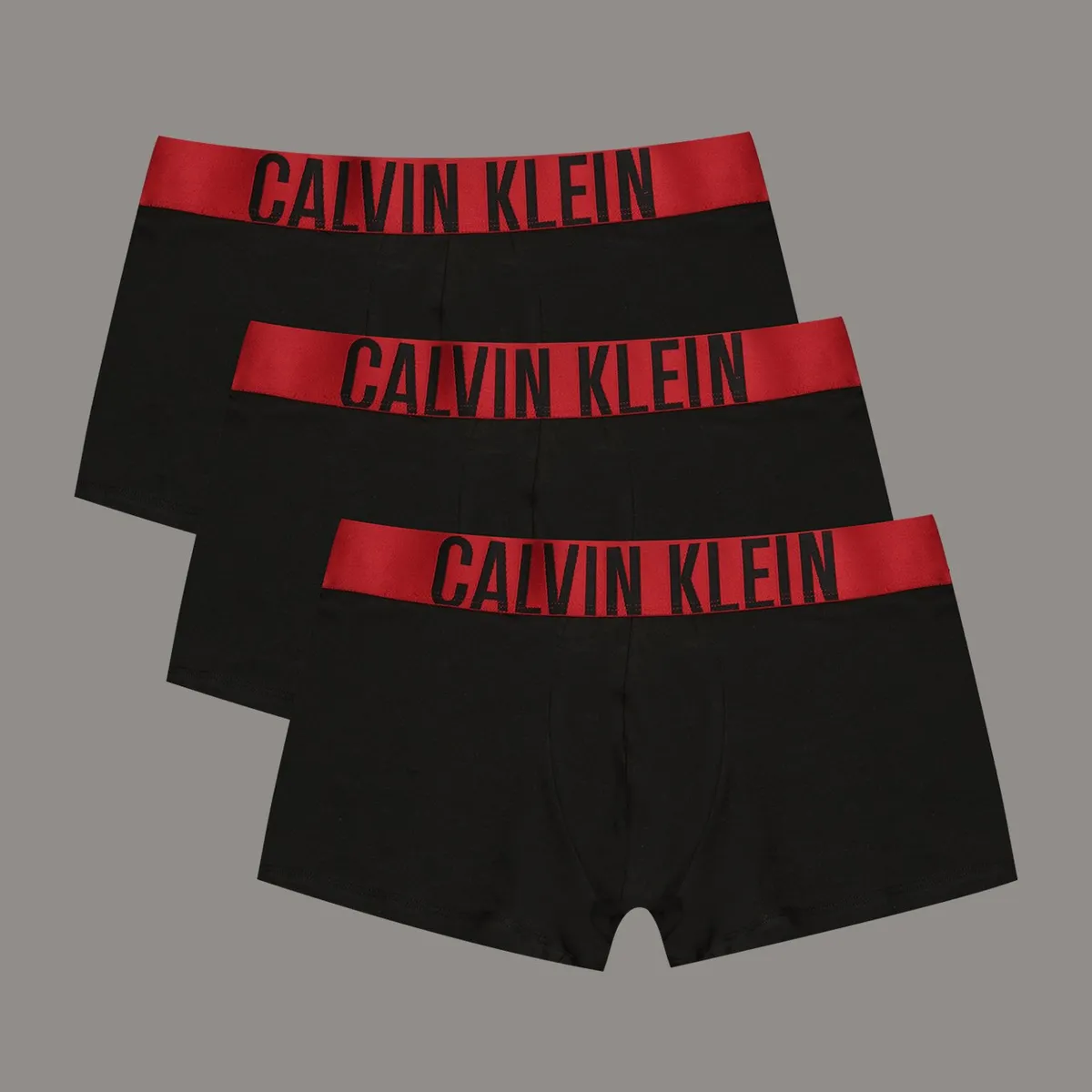 CALVIN KLEIN - Pack 3 Bóxers Trunk Intense Power Negro Calvin Klein
