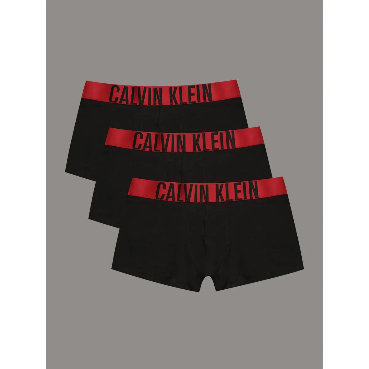 CALVIN KLEIN - Pack 3 Bóxers Trunk Intense Power Negro Calvin Klein