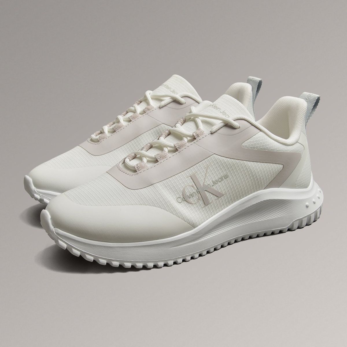 CALVIN KLEIN - Zapatillas Eva Runner Low Lace Mix Blanco Calvin Klein