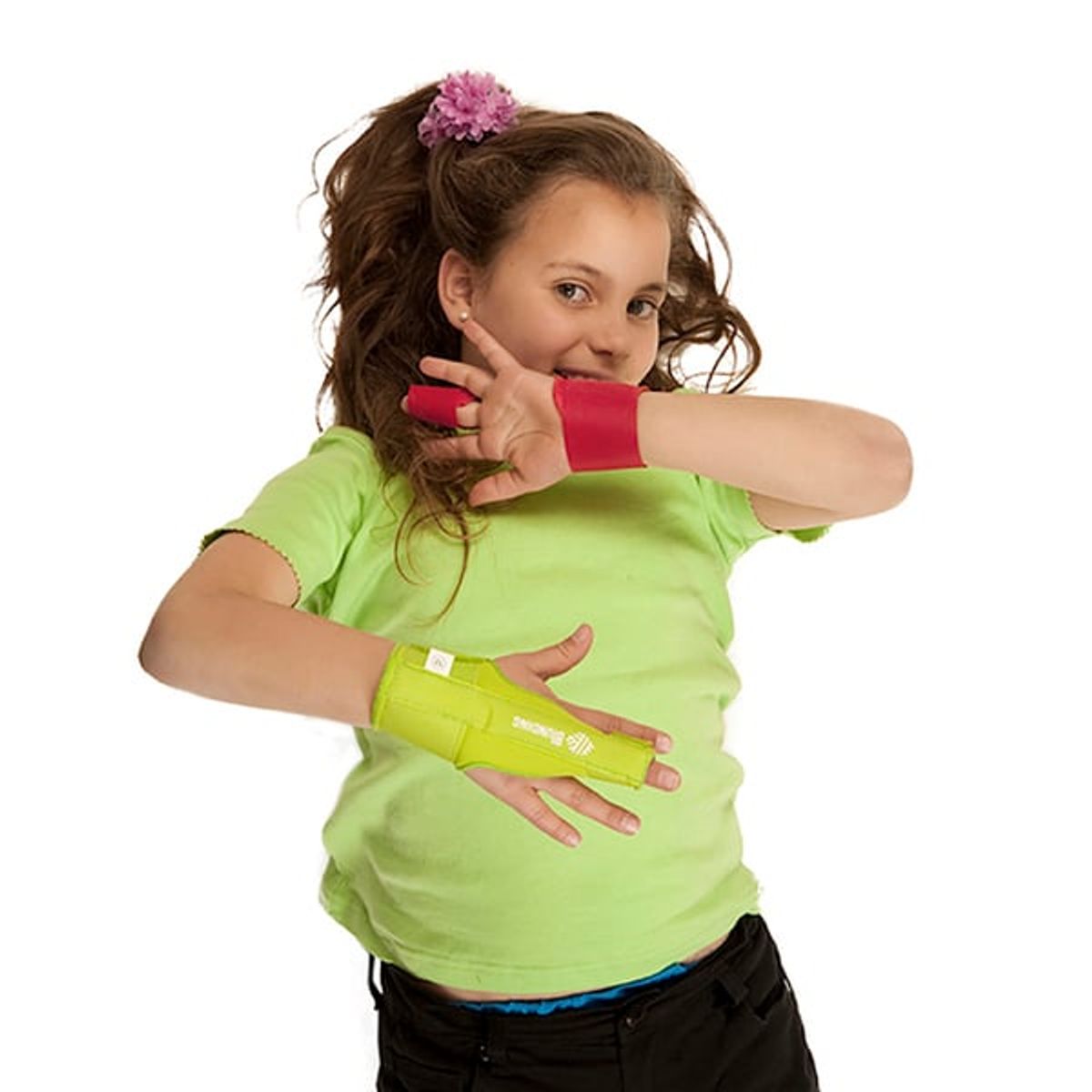 BLUNDING - Inmovilizador Ferula De Dedo Pediatrico Niño Color Rojo Talla 8-10