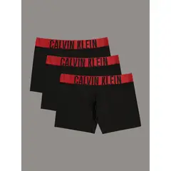 CALVIN KLEIN - Pack 3 Bóxers Brief Intense Power Negro