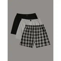 CALVIN KLEIN - Pack 3 Bóxers de Algodón Cotton Classics Multicolor