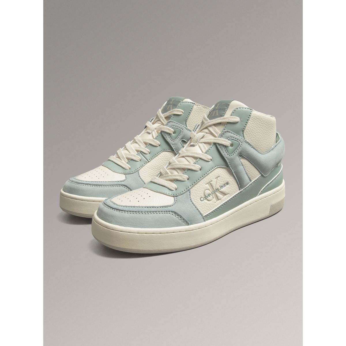 CALVIN KLEIN - Zapatillas Basket Cupsole Mid Beige Calvin Klein