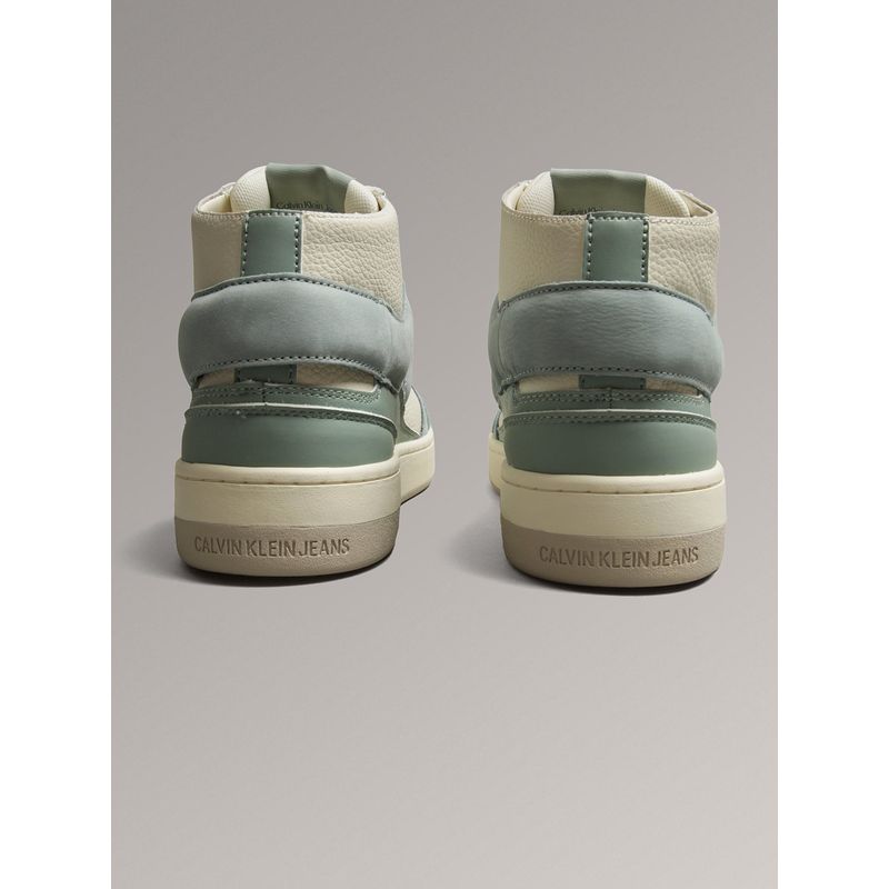 CALVIN KLEIN - Zapatillas Basket Cupsole Mid Beige Calvin Klein