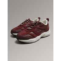 Zapatillas Retro Tennis Low Lace Burdeo