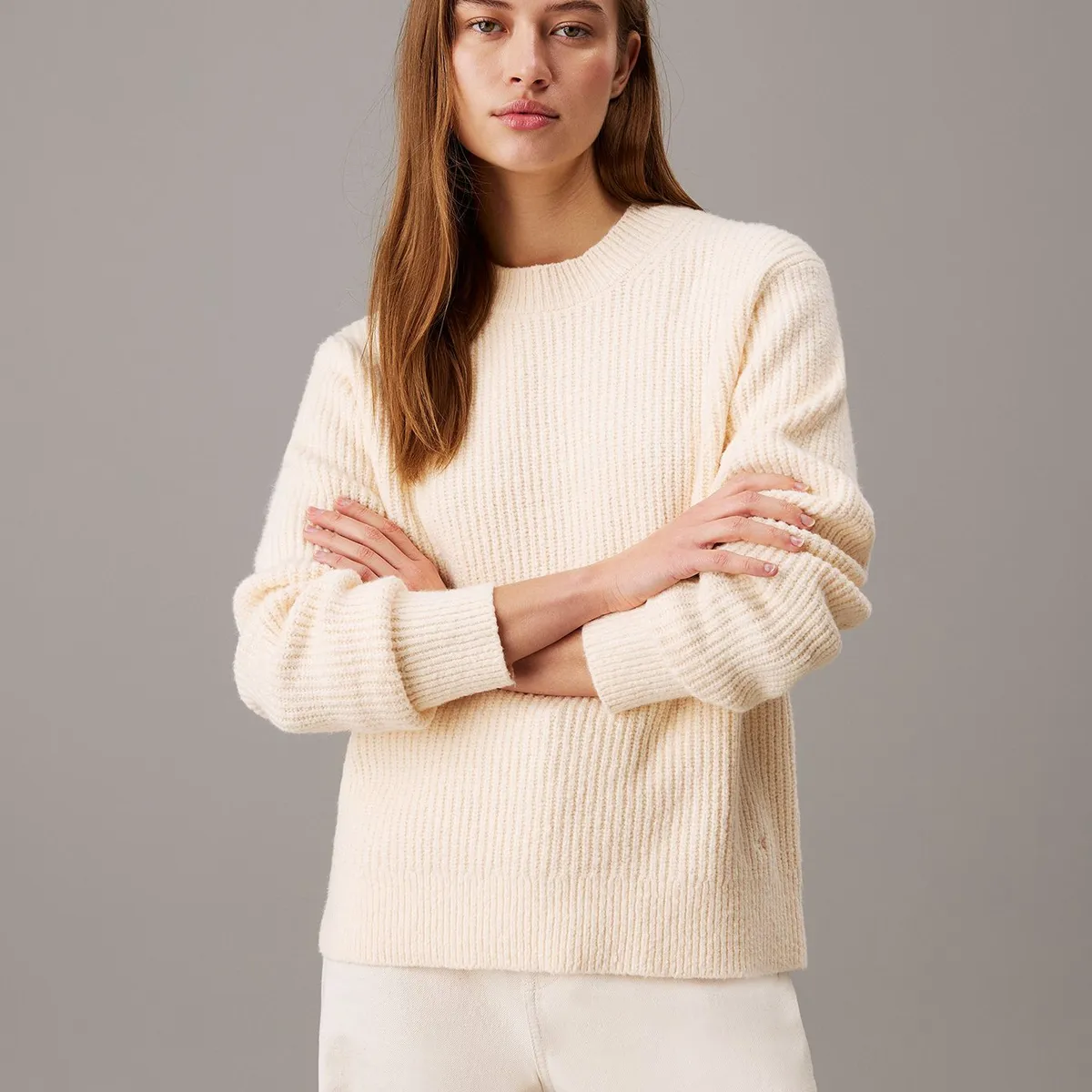 CALVIN KLEIN - Sweater Boucle Rib