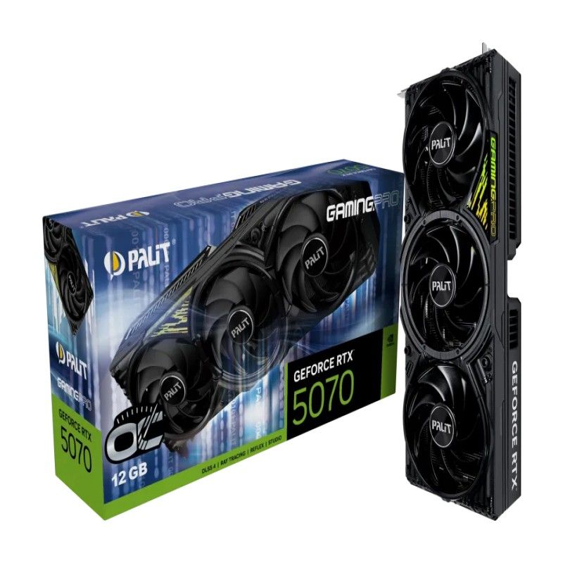 GENERICO - PALIT RTX 5070 GAMINGPRO OC 12GB GDDR7 192bit 3-DP HDMI