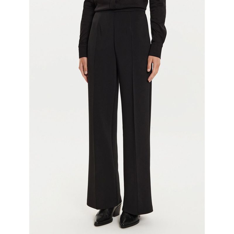 CALVIN KLEIN - Pantalones Technical Knit Negro Calvin Klein
