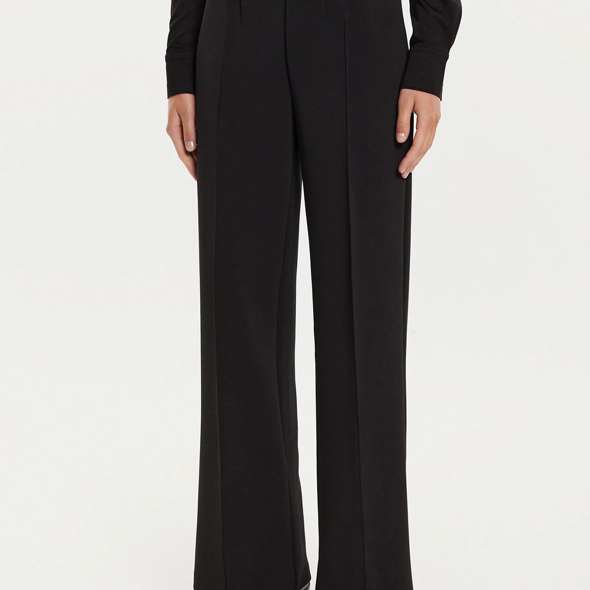 CALVIN KLEIN - Pantalones Technical Knit Negro Calvin Klein