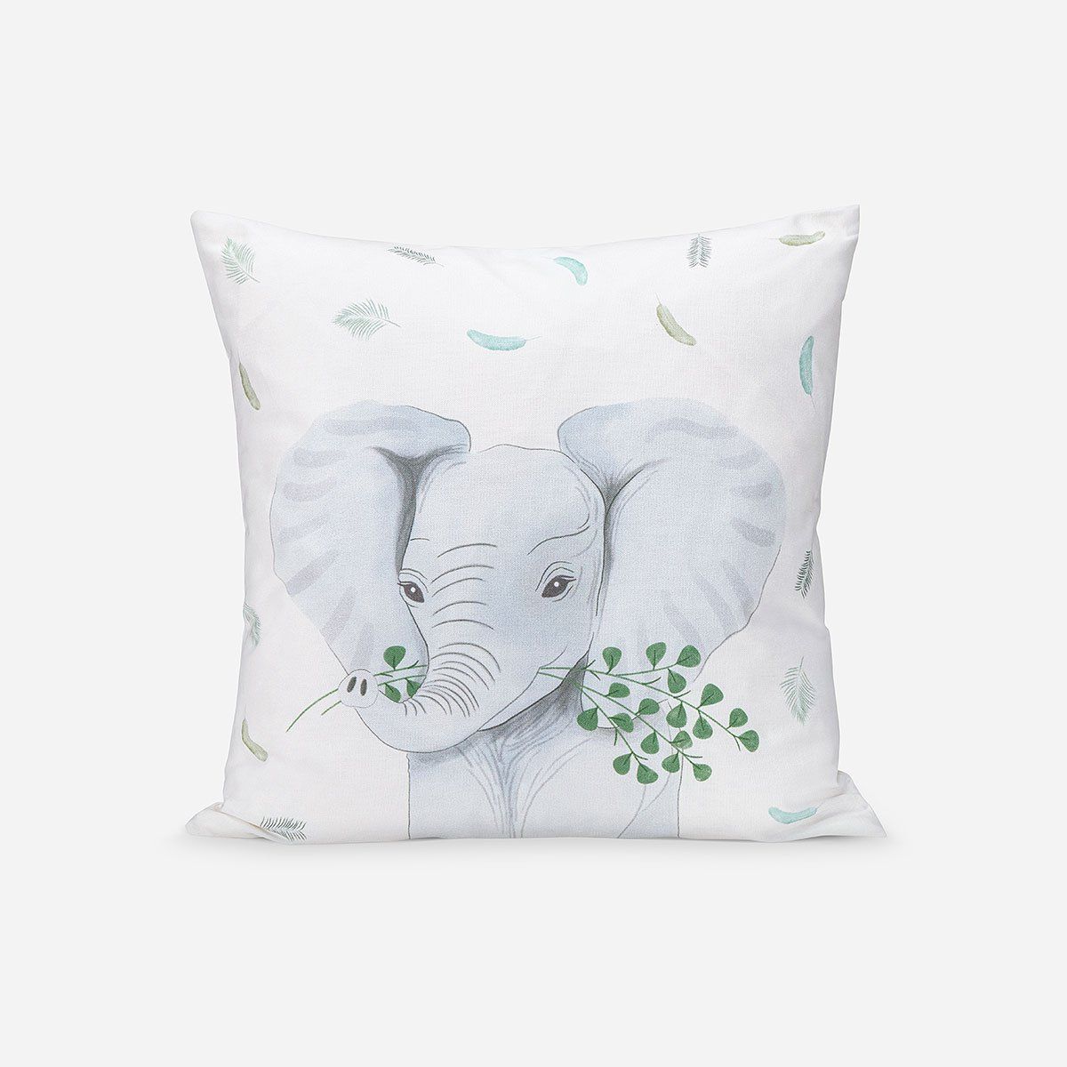 ROSEN - Funda Cojín Infantil África Verde 50 x 50 cm