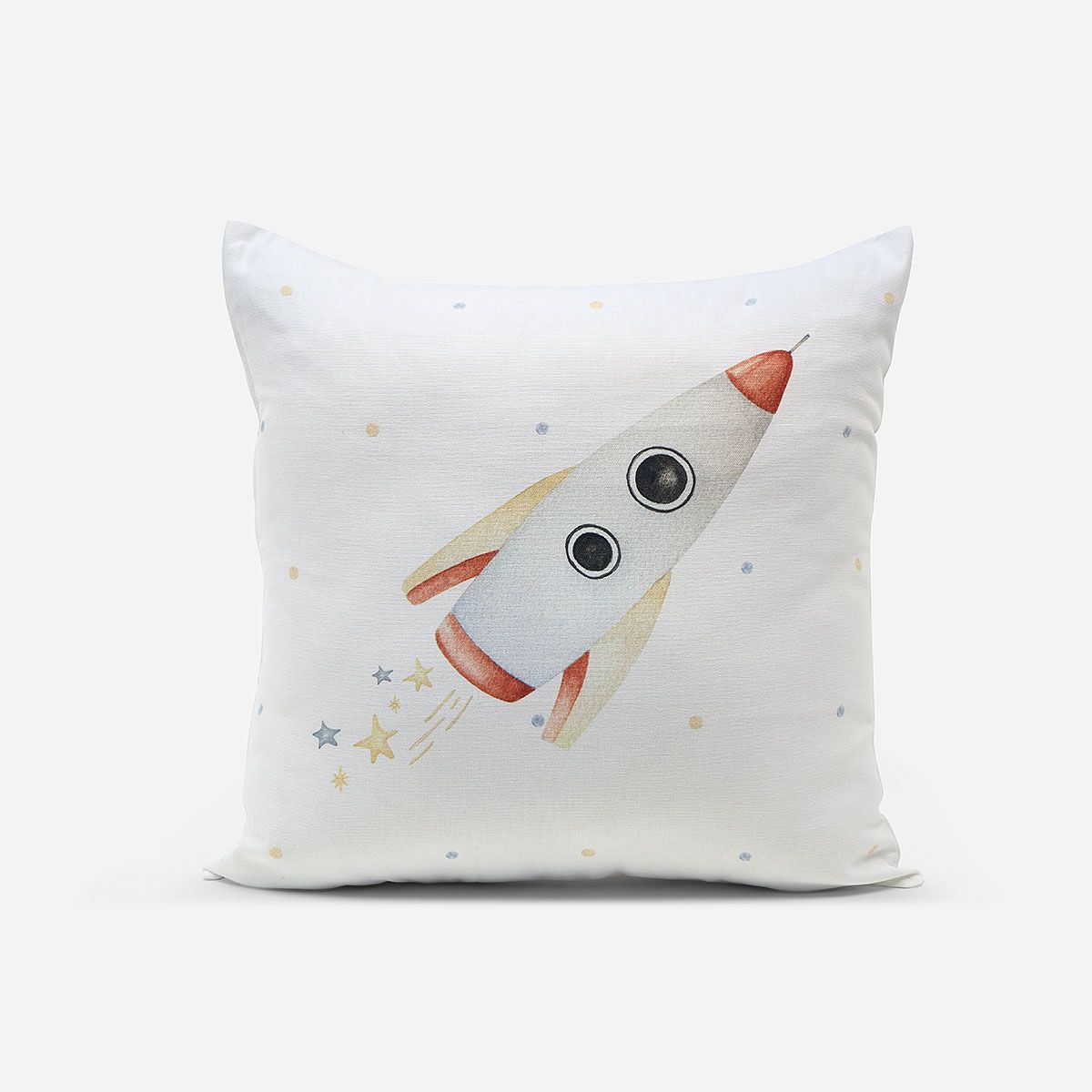 ROSEN - Funda Cojín Infantil Universo Azul 50 x 50 cm