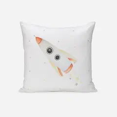 ROSEN - Funda Cojín Infantil Universo Azul 50 x 50 cm