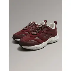 CALVIN KLEIN - Zapatillas Retro Tennis Low Lace Burdeo