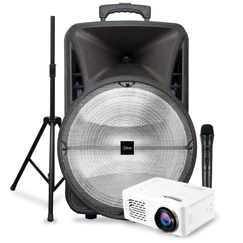 MLAB - Parlante HeavyBass2 Mlab TWS + Proyector HQ