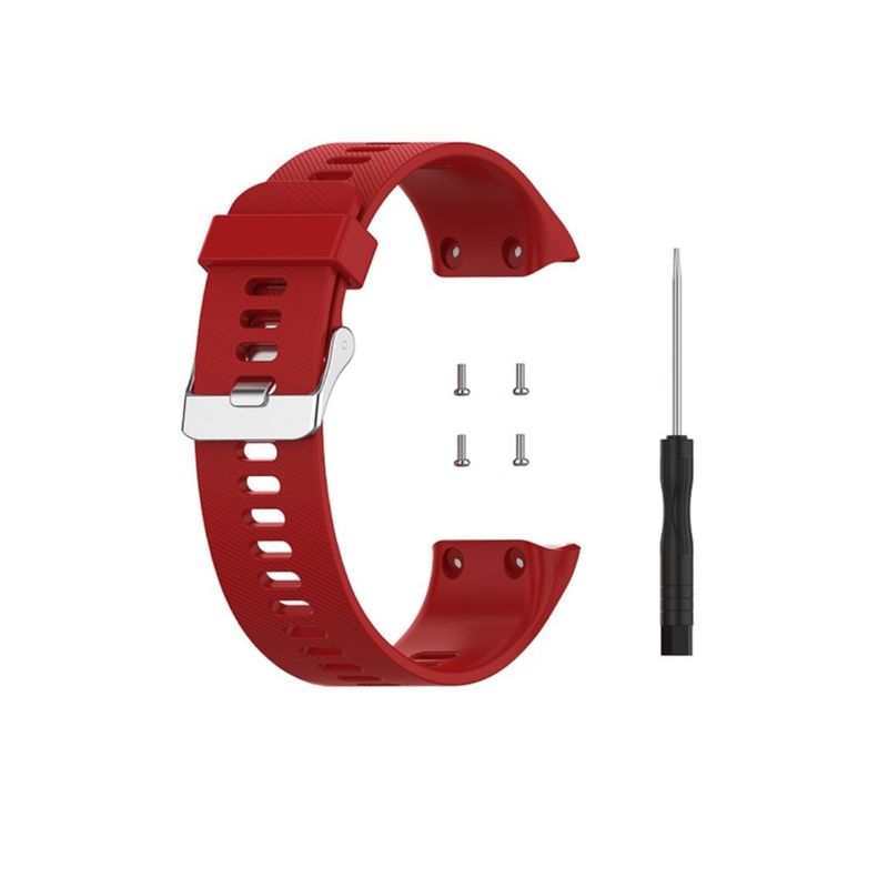 GENERICO - Correa Para Reloj Garmin Forerunner 30 35 22mm Rojo