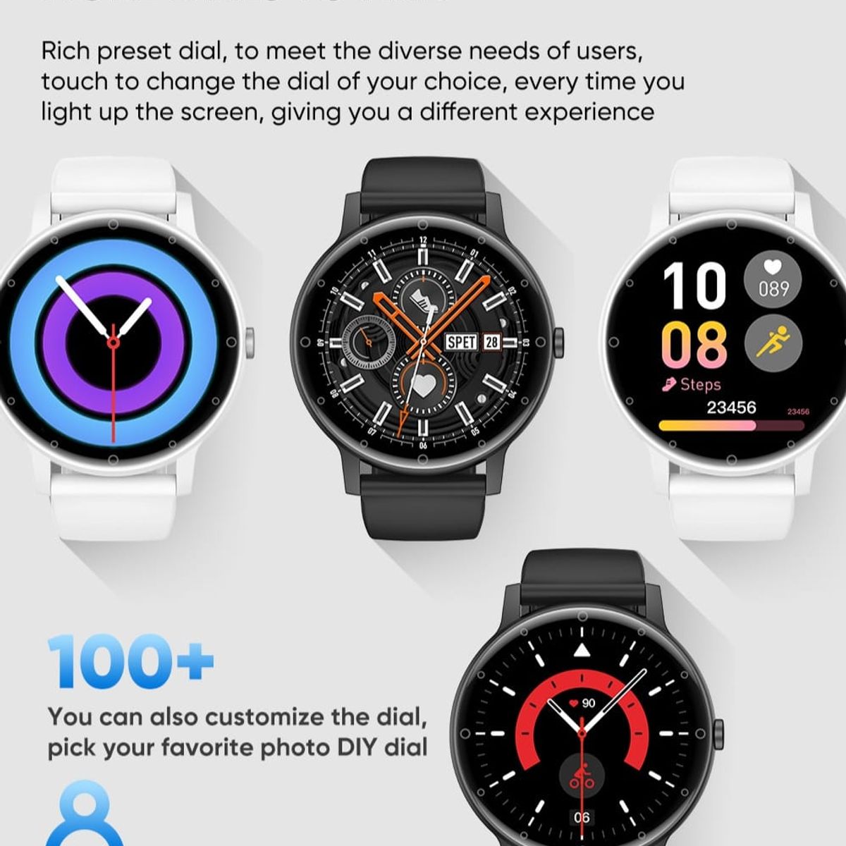 GENERICO - Smartwatch Bluetooth S88 negro Fitness Sports Top ventas
